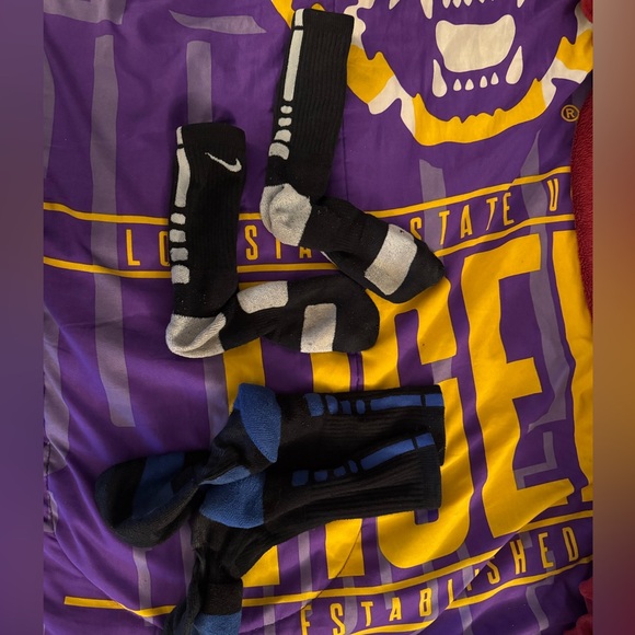 Nike Elite Basketball Dri-Fit Crew Socks Size LARGE - Picture 1 of 1